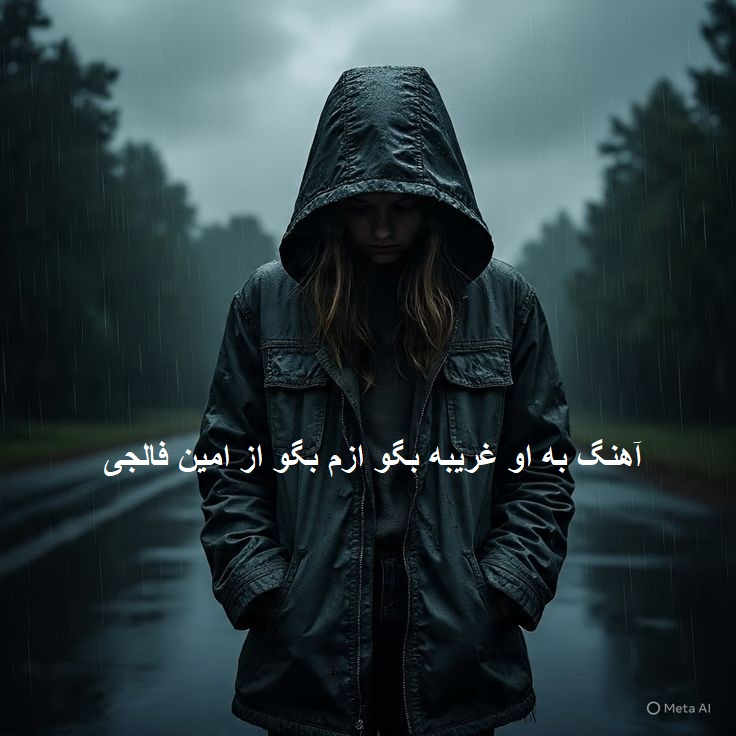 آهنگ به او غریبه بگو ازم بگو از امین فالجی