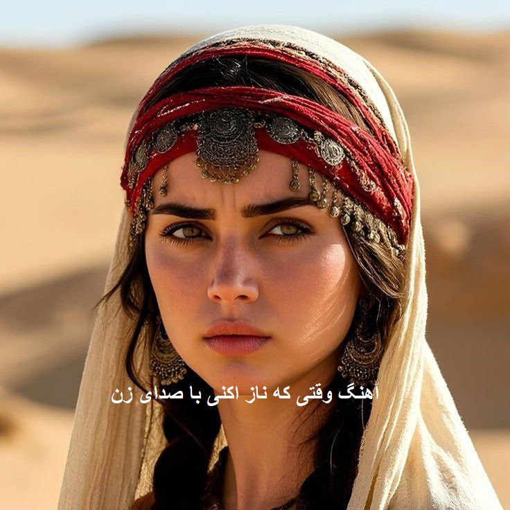 آهنگ وقتی که ناز اکنی با صدای زن