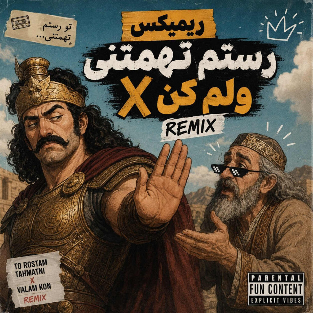 ریمیکس تو رستم تهمتنی با ولم کن