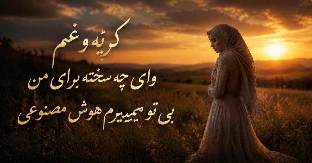 آهنگ گریه و غم وای چه سخته برای من بی تو میمیرم