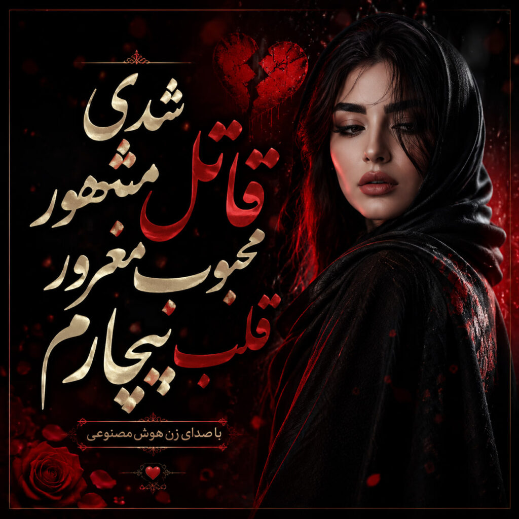 آهنگ شدی قاتل مشهور محبوبه مغرور قلب بیچارم