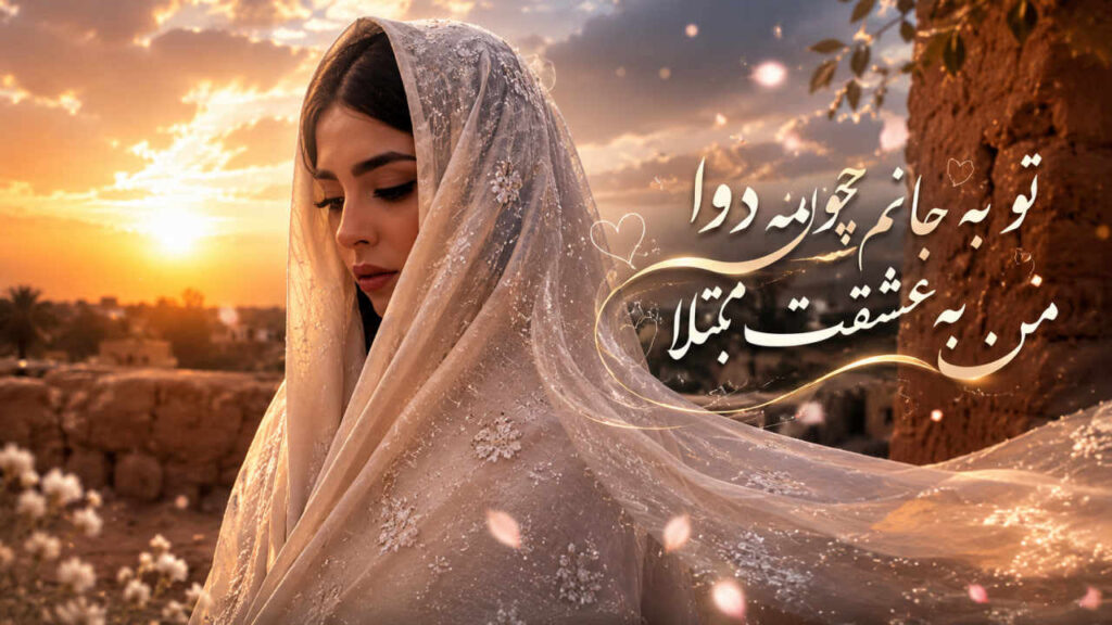 آهنگ تو به جانم چون دوا من به عشقت مبتلا