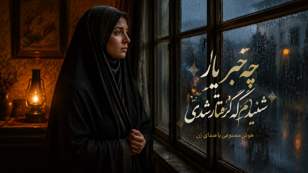آهنگ چه خبر یار شنیدم که گرفتار شدی هوش مصنوعی