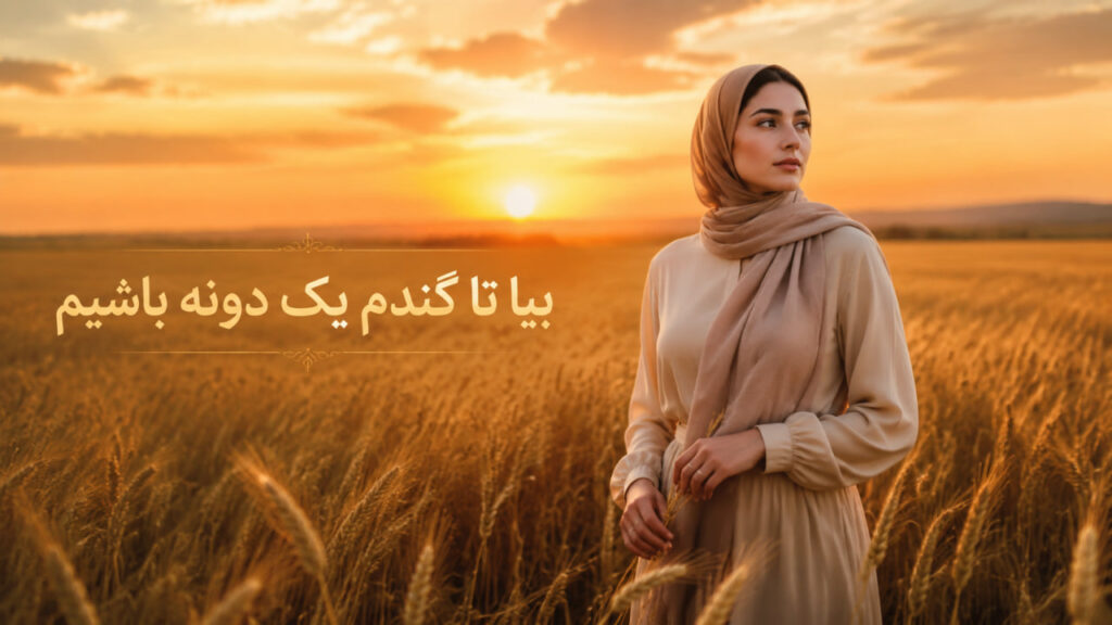 آهنگ بیا تا گندم یک دونه باشیم