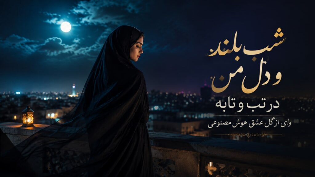 آهنگ شب بلند و دل من در تب و تابه وای