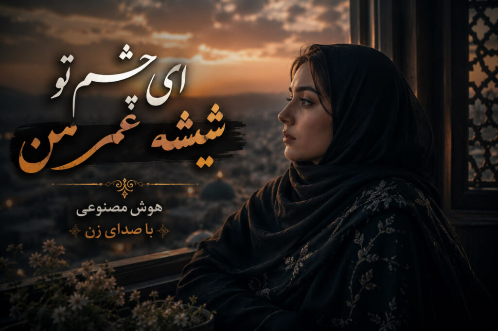 آهنگ ای چشم تو شیشه عمر من هوش مصنوعی