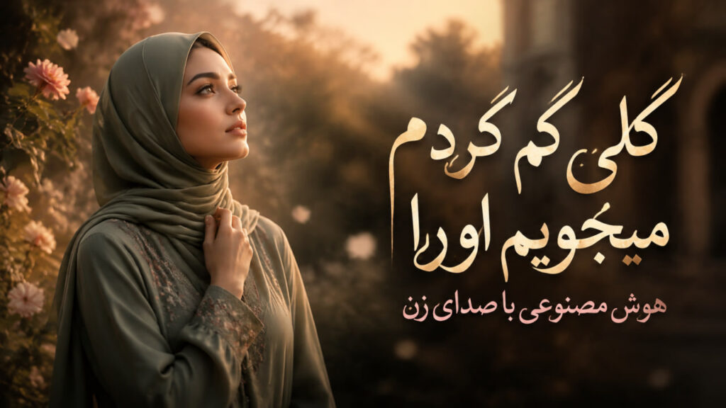 آهنگ گلی گم کردم میجویم او را هوش مصنوعی