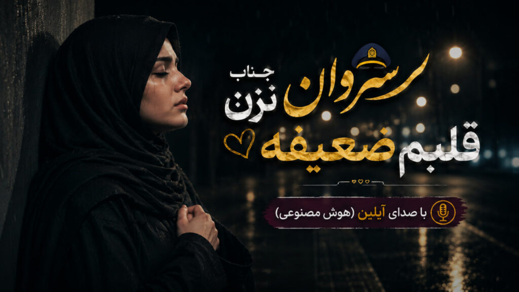 آهنگ جناب سروان نزن قلبم ضعیفه از آیلین هوش مصنوعی