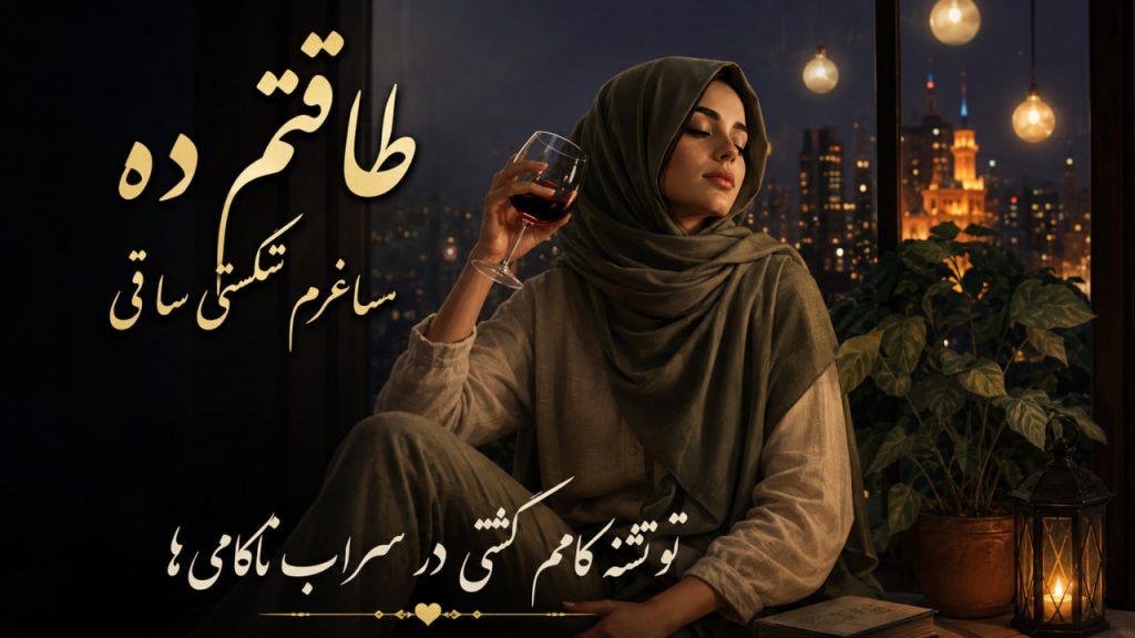 آهنگ ساغرم شکست ای ساقی هوش مصنوعی