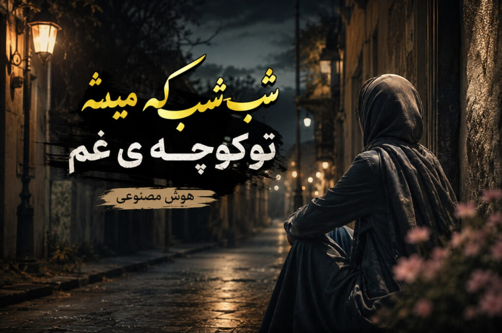آهنگ شب شب که میشه تو کوچه ی غم هوش مصنوعی