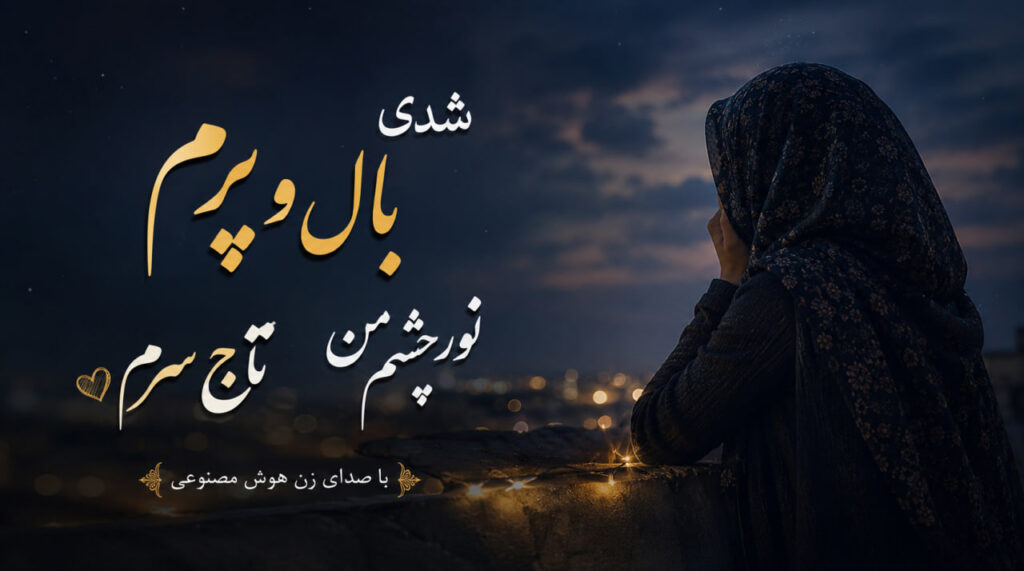 آهنگ شدی بال و پرم نور چش من تاج سرم