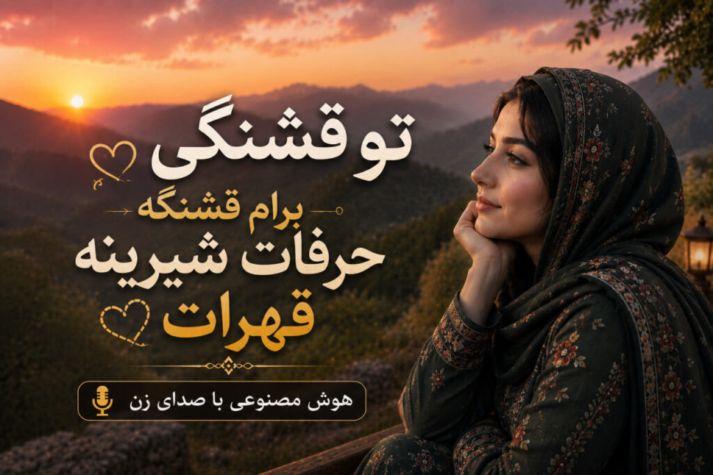 آهنگ تو قشنگی برام قشنگه حرفات شیرینه قهرات