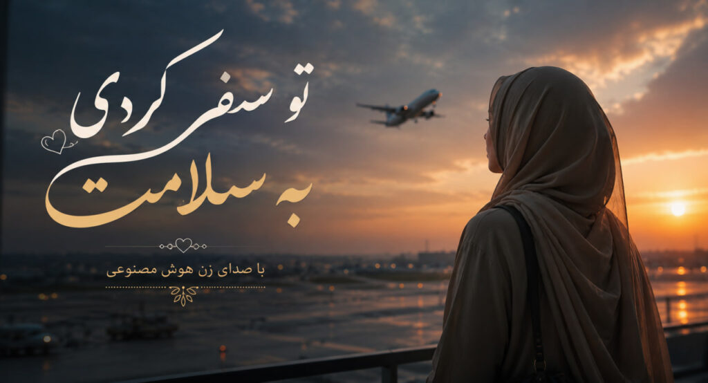 آهنگ تو سفر کردی به سلامت هوش مصنوعی