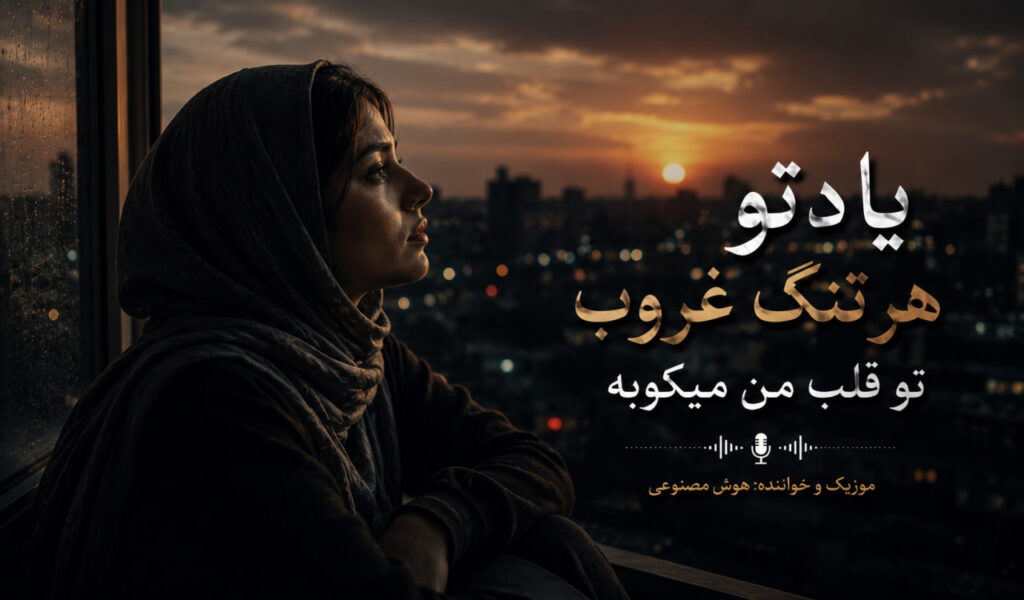 آهنگ یاد تو هر تنگ غروب تو قلب من میکوبه
