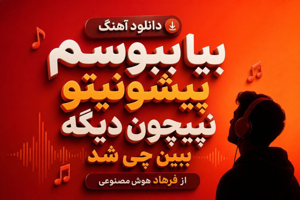 دانلود آهنگ بیا ببوسم پیشونیتو نپیچون دیگه ببین چی شد از فرهاد هوش مصنوعی