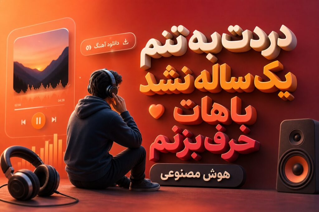 دانلود آهنگ دردت به تنم یک ساله نشد باهات حرف بزنم هوش مصنوعی