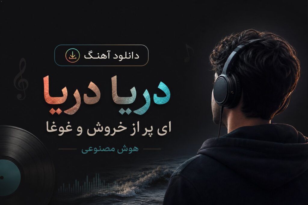 دانلود آهنگ دریا دریا ای پر از خروش و غوغا هوش مصنوعی
