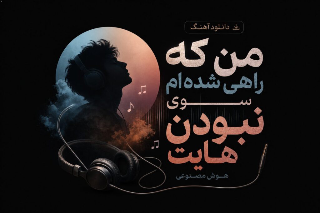 دانلود آهنگ من که راهی شده ام سوی نبودن هایت هوش مصنوعی