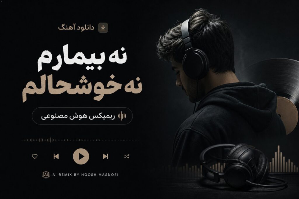 دانلود آهنگ نه بیمارم نه خوشحالم ریمیکس هوش مصنوعی
