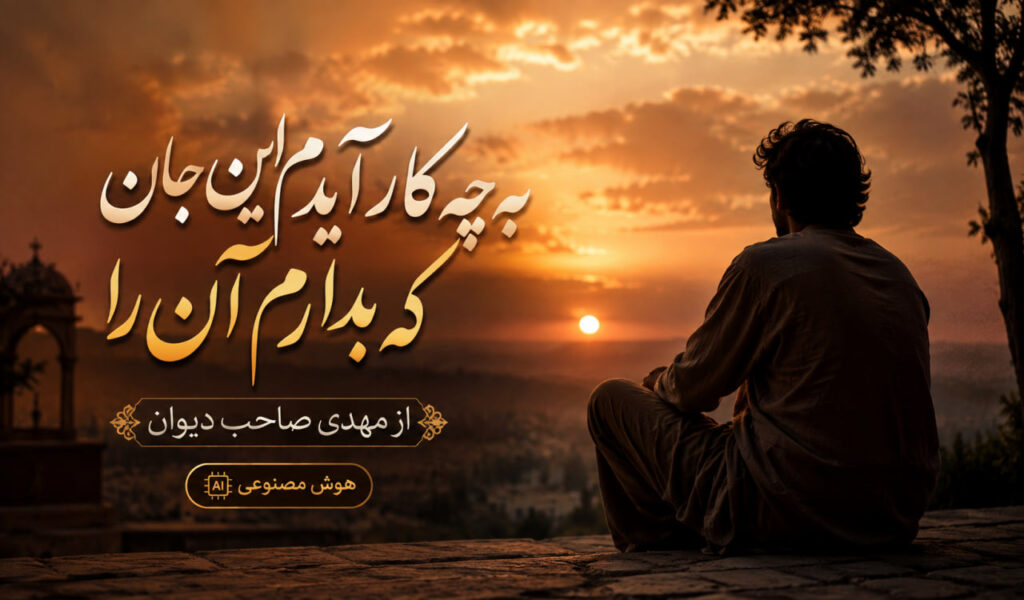 آهنگ به چه کار آیدم این جان که بدارم آن را