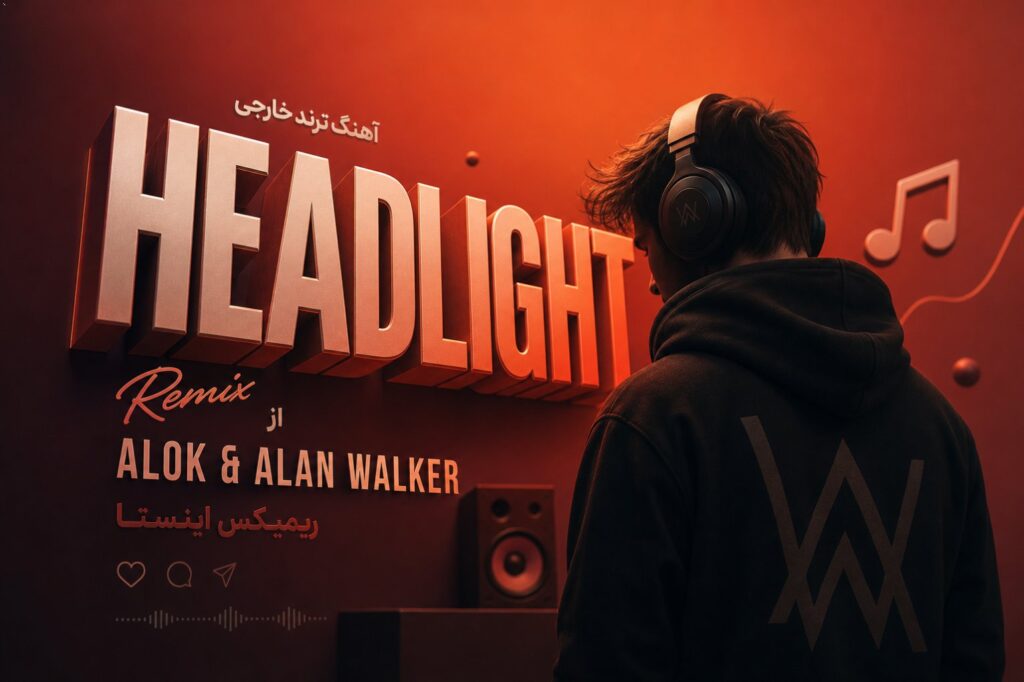 آهنگ ترند خارجی Headlight از Alok و Alan Walker ریمیکس اینستا