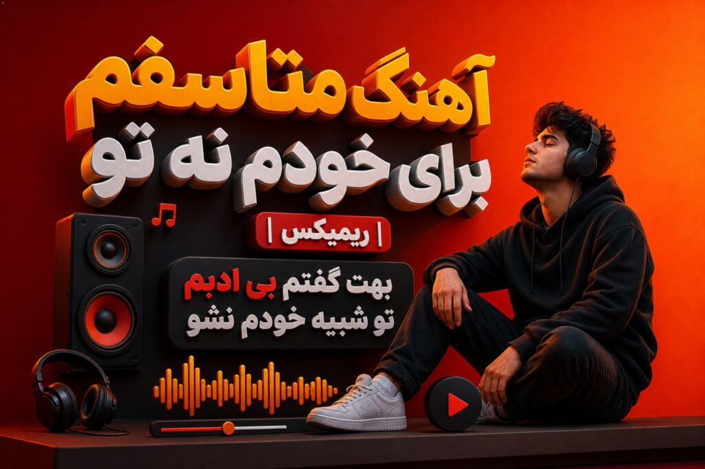 آهنگ متاسفم برای خودم نه تو ریمیکس | بهت گفتم بی ادبم تو شبیه خودم نشو