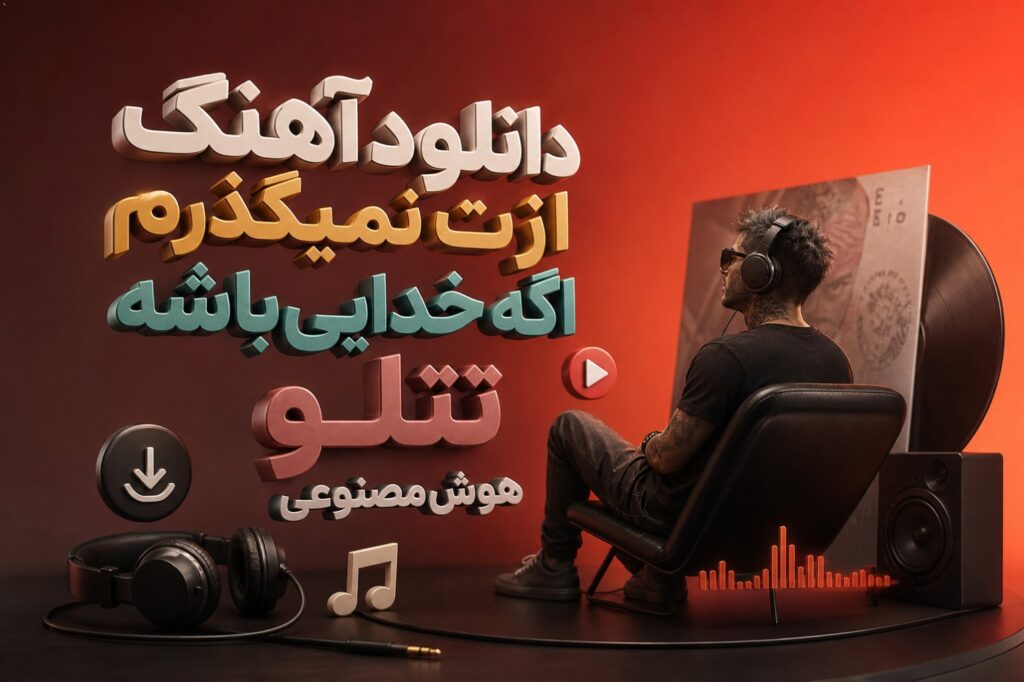 دانلود آهنگ ازت نمیگذرم اگه خدایی باشه تتلو هوش مصنوعی