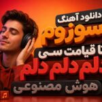 دانلود آهنگ بسوزوم تا قیامت سی دلم دلم دلم هوش مصنوعی با صدای مرد و زن