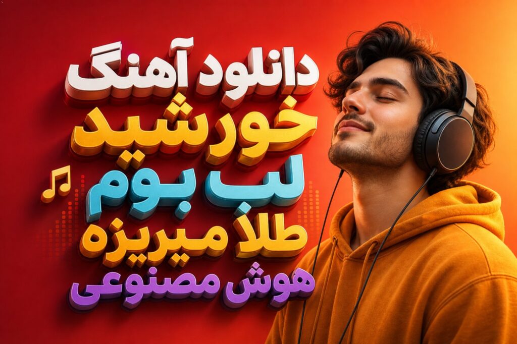 آهنگ خورشید لب بوم طلا میریزه