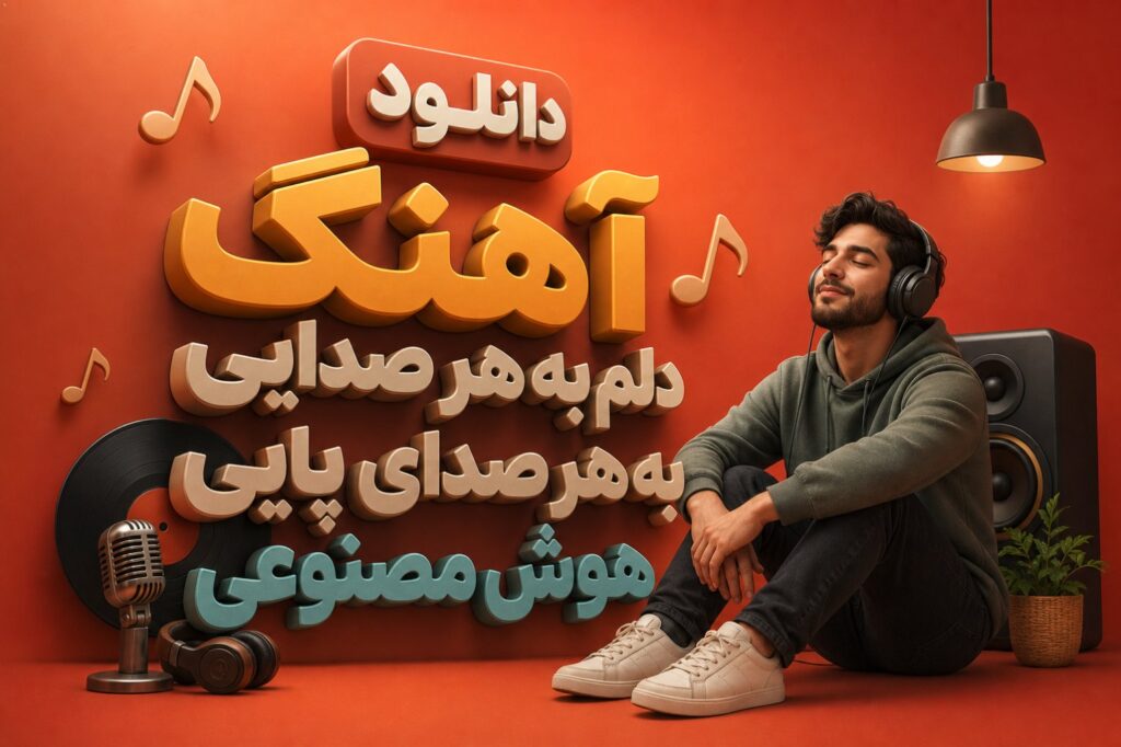 آهنگ دلم به هر صدایی به هر صدای پایی هوش مصنوعی