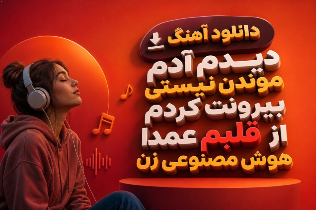 دانلود آهنگ دیدم آدم موندن نیستی بیرونت کردم از قلبم عمدا هوش مصنوعی زن
