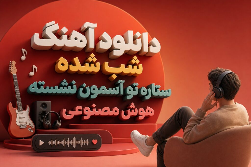 آهنگ شب شده ستاره تو آسمون نشسته هوش مصنوعی