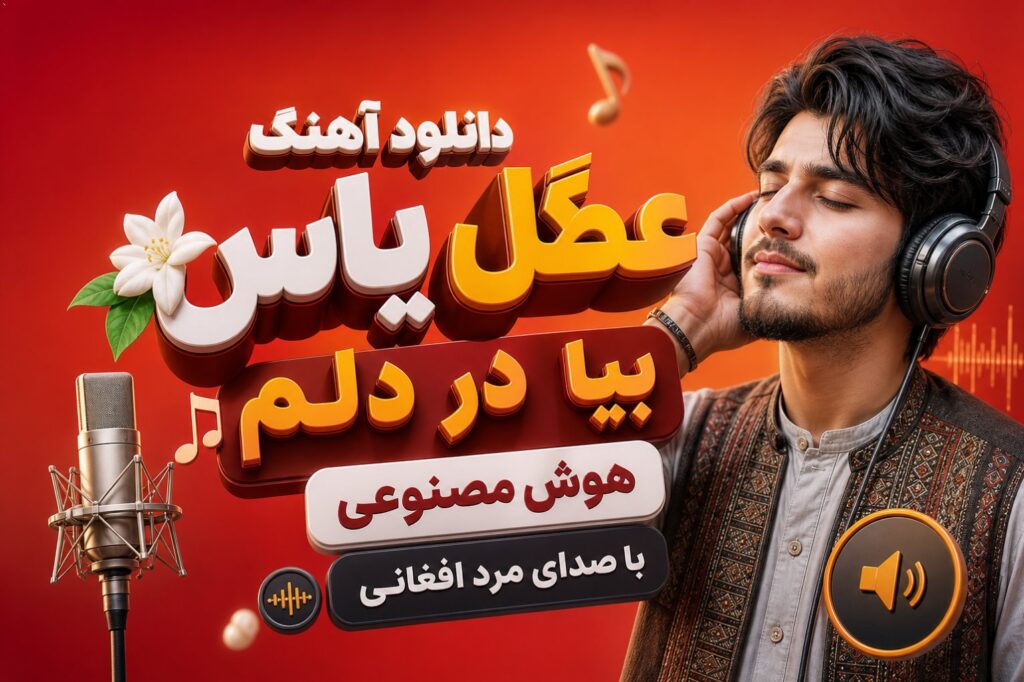 آهنگ عطر گل یاس بیا در دلم هوش مصنوعی