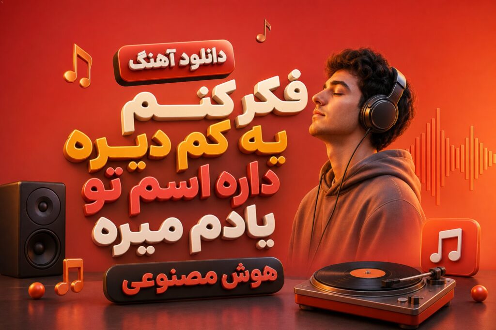 آهنگ فکر کنم یه کم دیره داره اسم تو یادم میره هوش مصنوعی