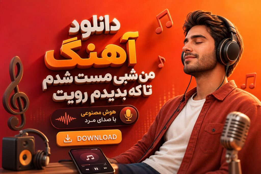 آهنگ من شبی مست شدم تا که بدیدم رویت