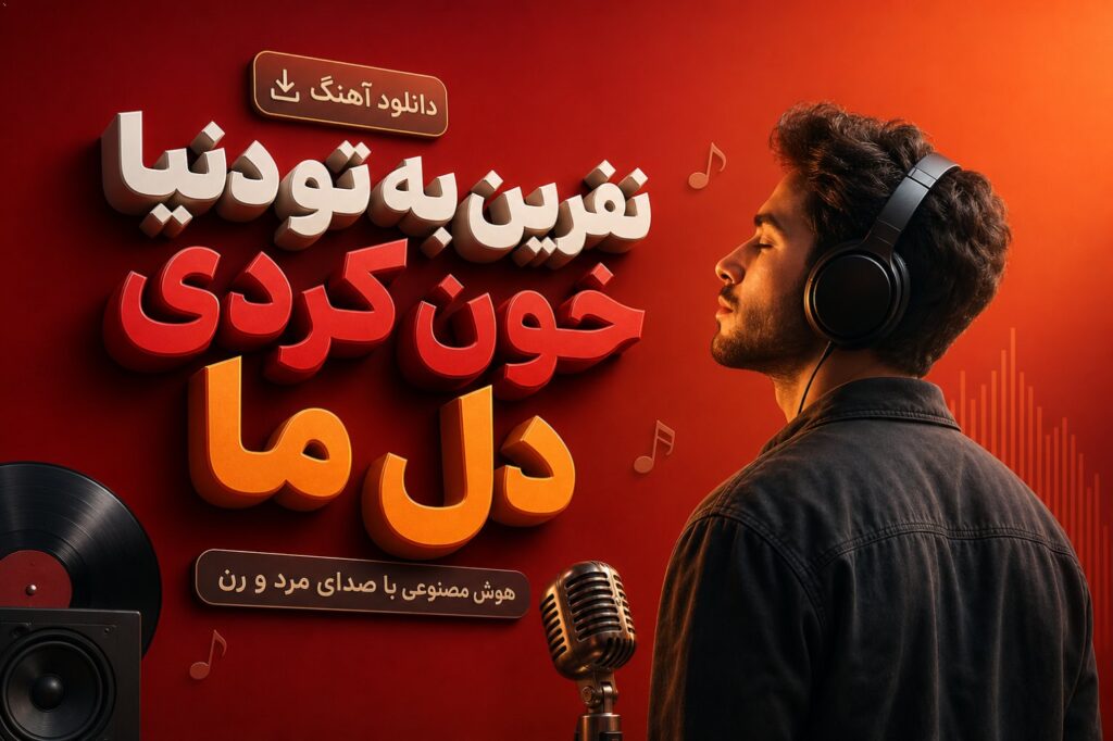 آهنگ نفرین به تو دنیا خون کردی دل ما هوش مصنوعی