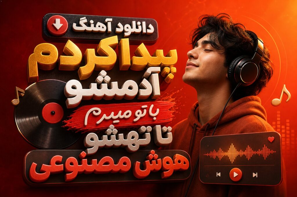 آهنگ پیدا کردم آدمشو با تو میرم تا تهشو هوش مصنوعی