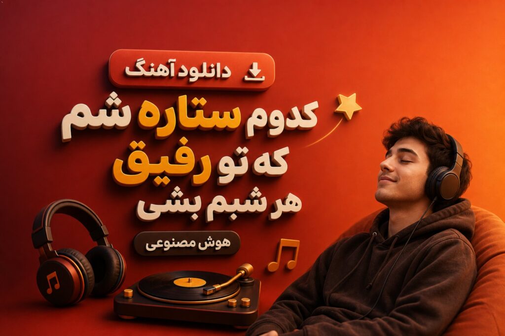 آهنگ کدوم ستاره شم که تو رفیق هر شبم بشی