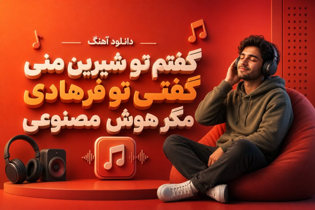 آهنگ گفتم تو شیرین منی گفتی تو فرهادی مگر هوش مصنوعی