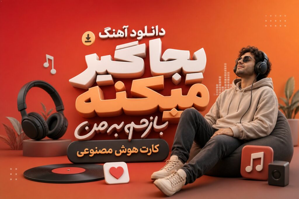 آهنگ یجا گیر میکنه بازم به من کارت هوش مصنوعی