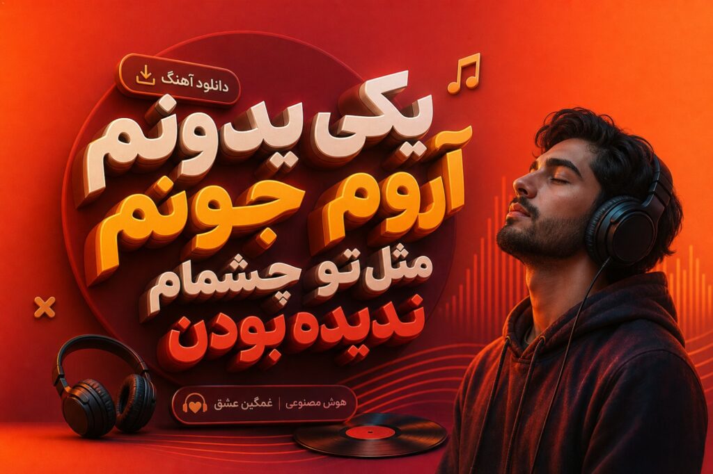 دانلود آهنگ یکی یدونم آروم جونم مثل تو چشمام ندیده بودن هوش مصنوعی | غمگین عشق