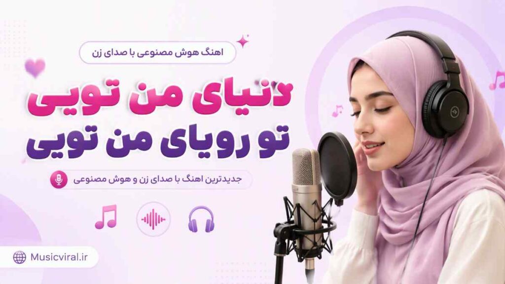 آهنگ دنیای من تویی تو رویای من تویی تو