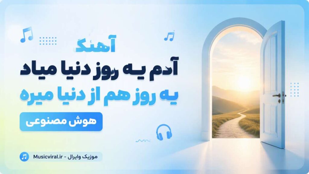 آهنگ آدم یه روز دنیا میاد یه روز هم از دنیا میره
