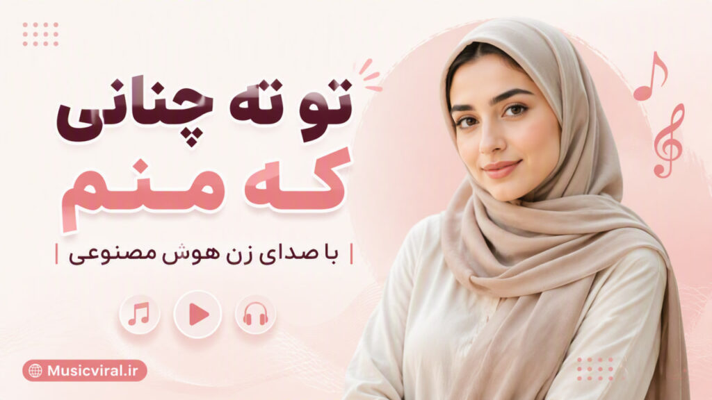آهنگ تو نه چنانی که منم با صدای زن