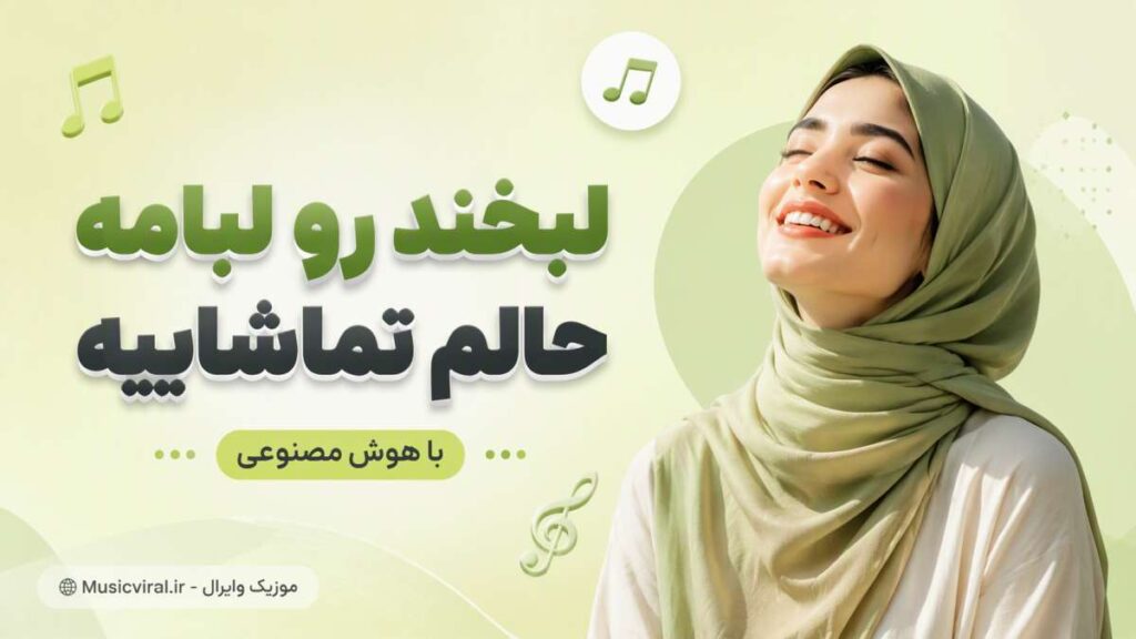 آهنگ لبخند رو لبامه حالم تماشاییه