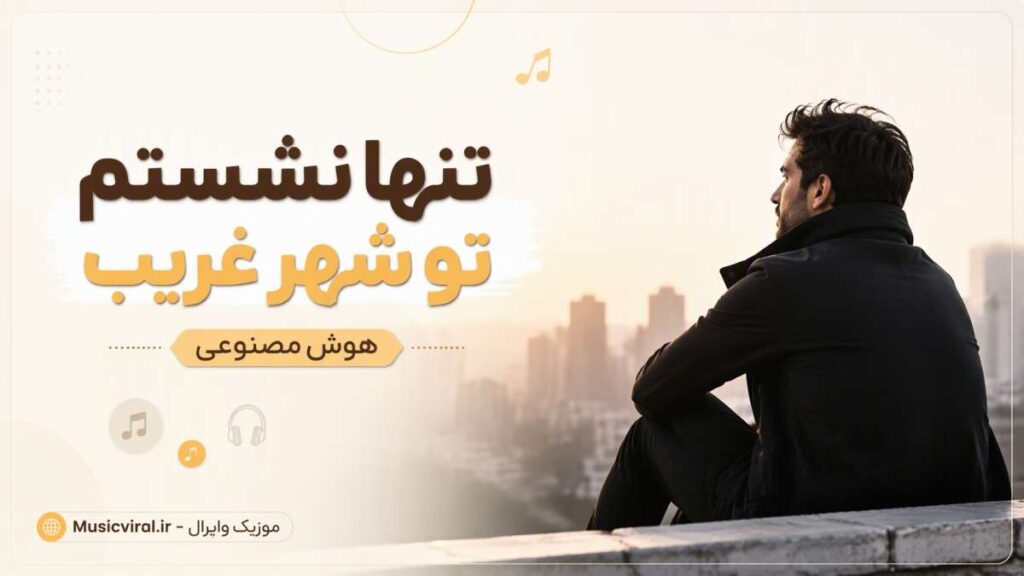 آهنگ مو تنها نشستم تو شهر غریب